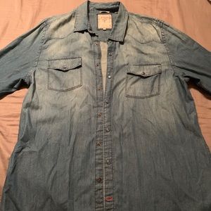 Guess jean dress shirt
